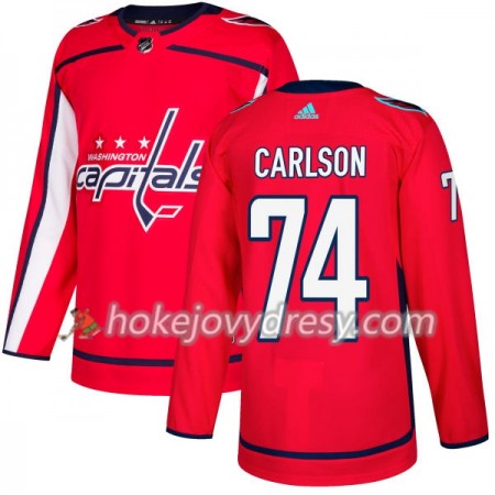 Pánské Hokejový Dres Washington Capitals John Carlson 74 Červená 2017-2018 Adidas Authentic